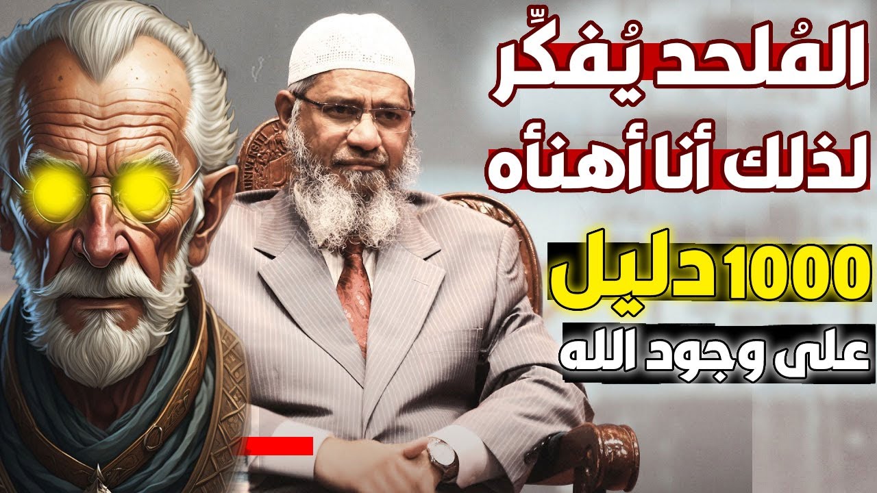 ألف دليل في الكون يثبت وجود الله! أعظم محاضرة تخرس الملاحدة لــ ذاكر نايك Does God Exist Zakir Naik