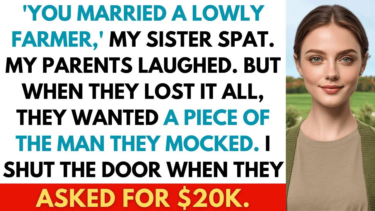 My Sister Called My Husband “Just a Farmer”—My Parents Agreed, Until They Begged Us for $20K