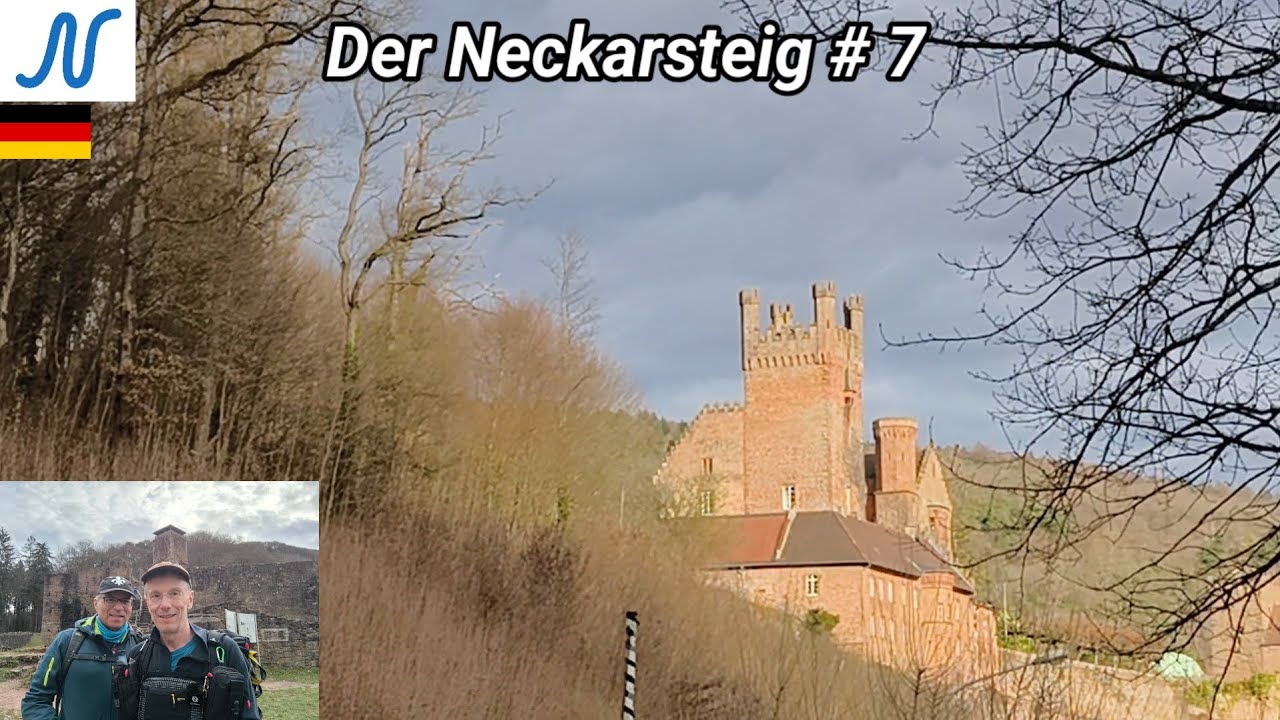 Der Neckarsteig, Etappe 7, von Hirschhorn nach Neckarsteinach - Goetheblick und Hinterburg