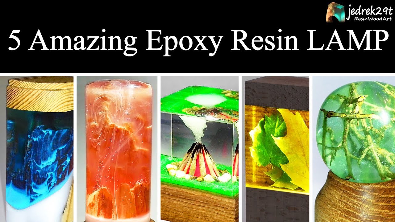 5 MOST Amazing Epoxy Resin LAMP / Tutorial / RESIN ART