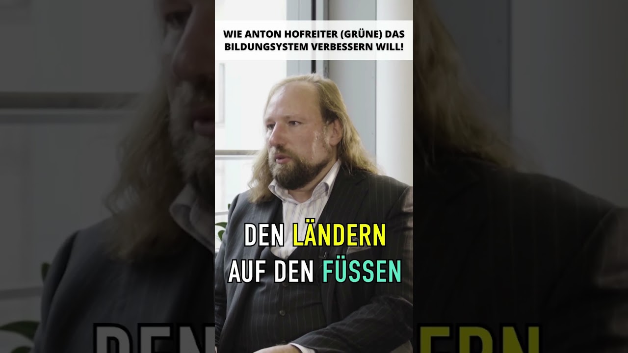 💡Wie Anton Hofreiter das Bildungssystem verbessern will! #politiktalk #fyp #shorts&nbsp;#hofreiter