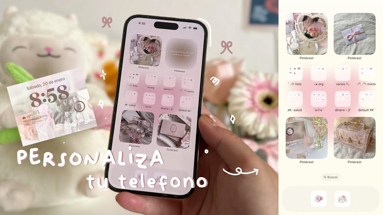 𐙚  ₊˚  decorando mi celular coquette *f&aacute;cil* &middot; iphone 14 pro 🎀