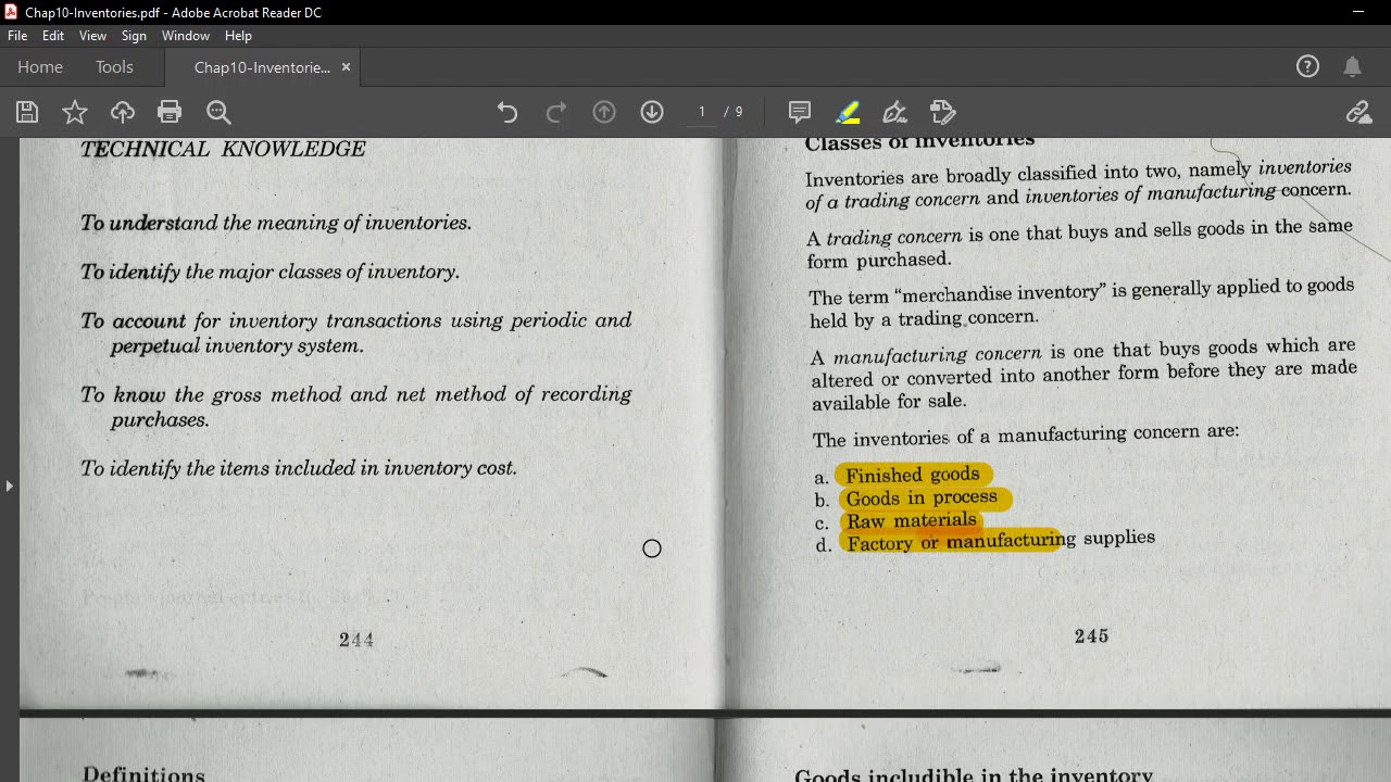 Inventories