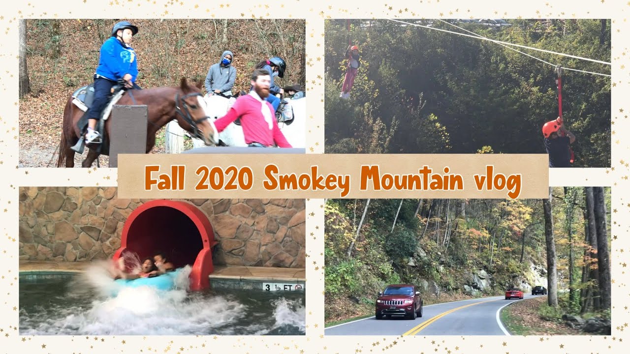 Smokey Mountain Vacation Vlog ~ Fall in the Smokies ~ Family Vacation Horseback Riding