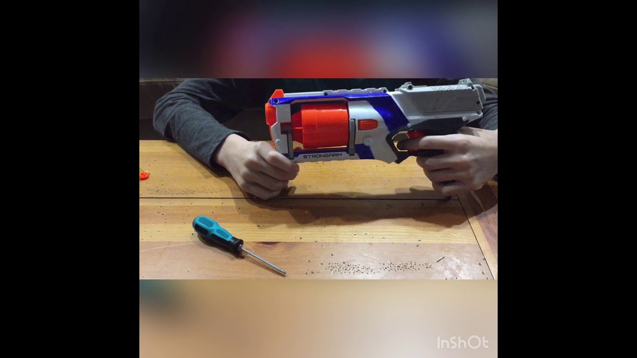 Air Restrictor Removal(Works for the Nerf Strongarm And Nerf Disruptor)