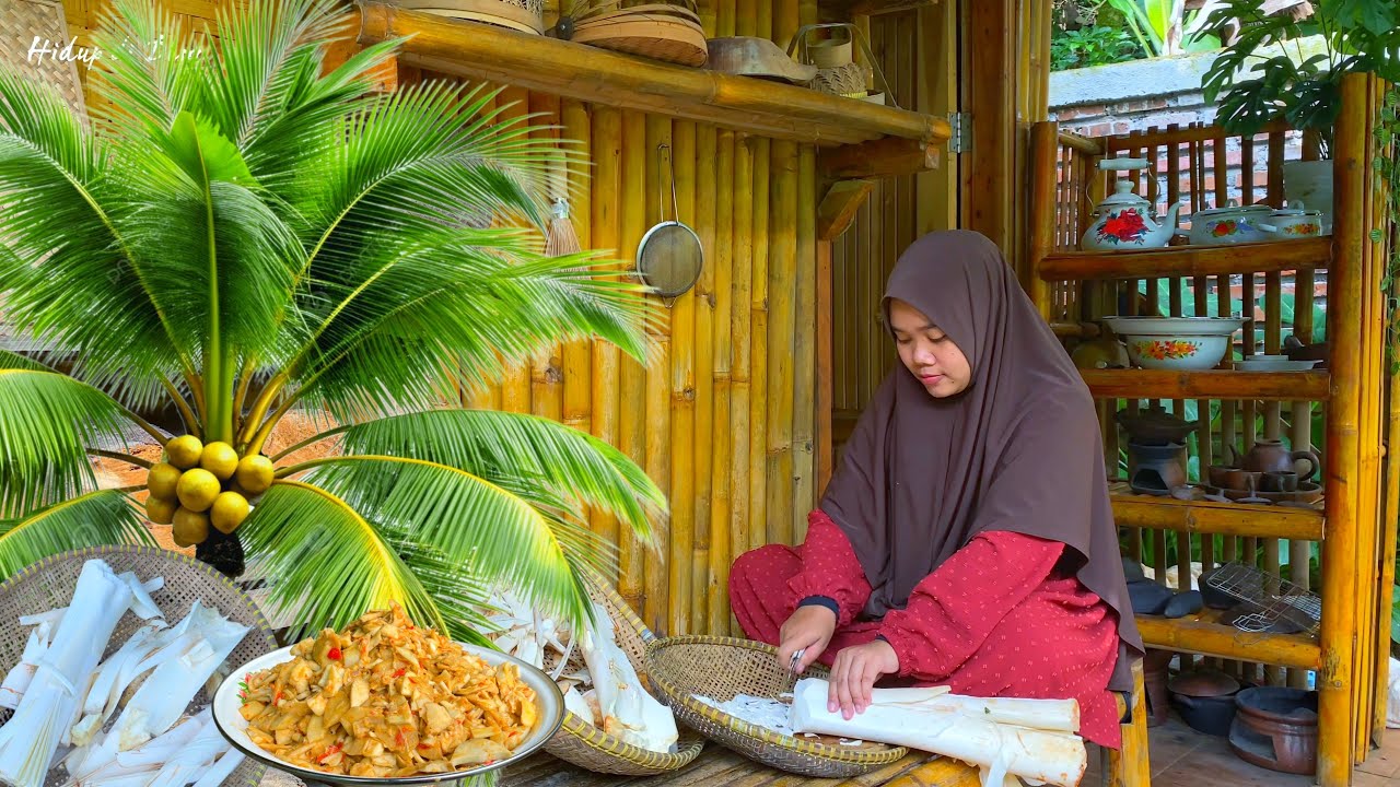 Sangat Langka, Masak umbut kelapa | Hidup di Desa