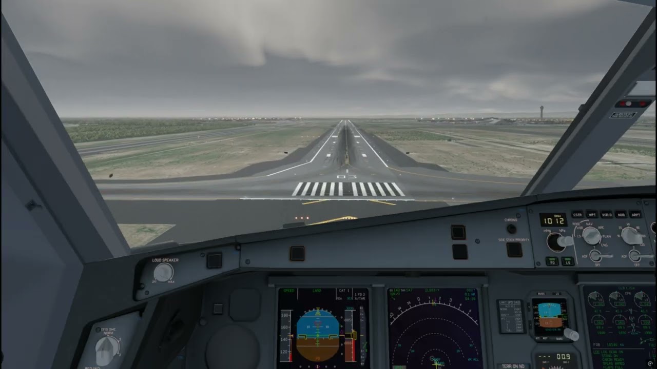 Perth YPPH Landing Toliss A340 600