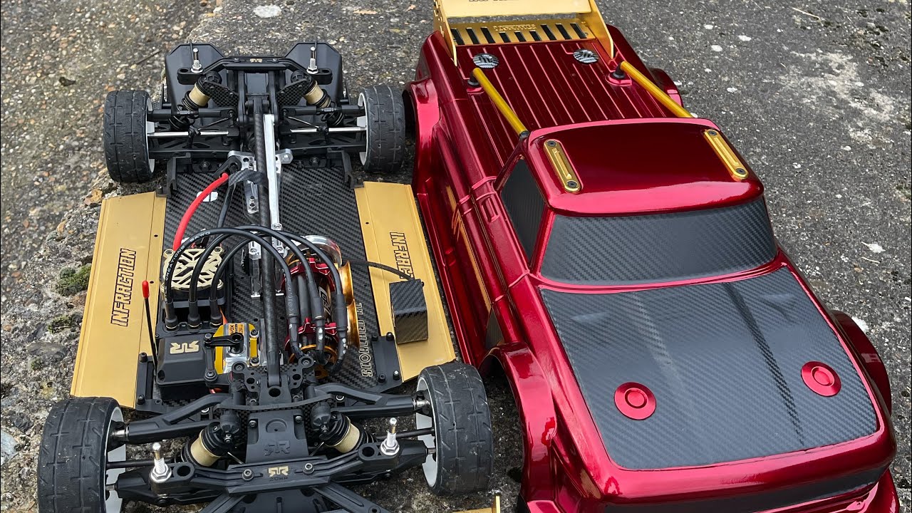 Arrma infraction runs 6s Tp motor gets 8s test .