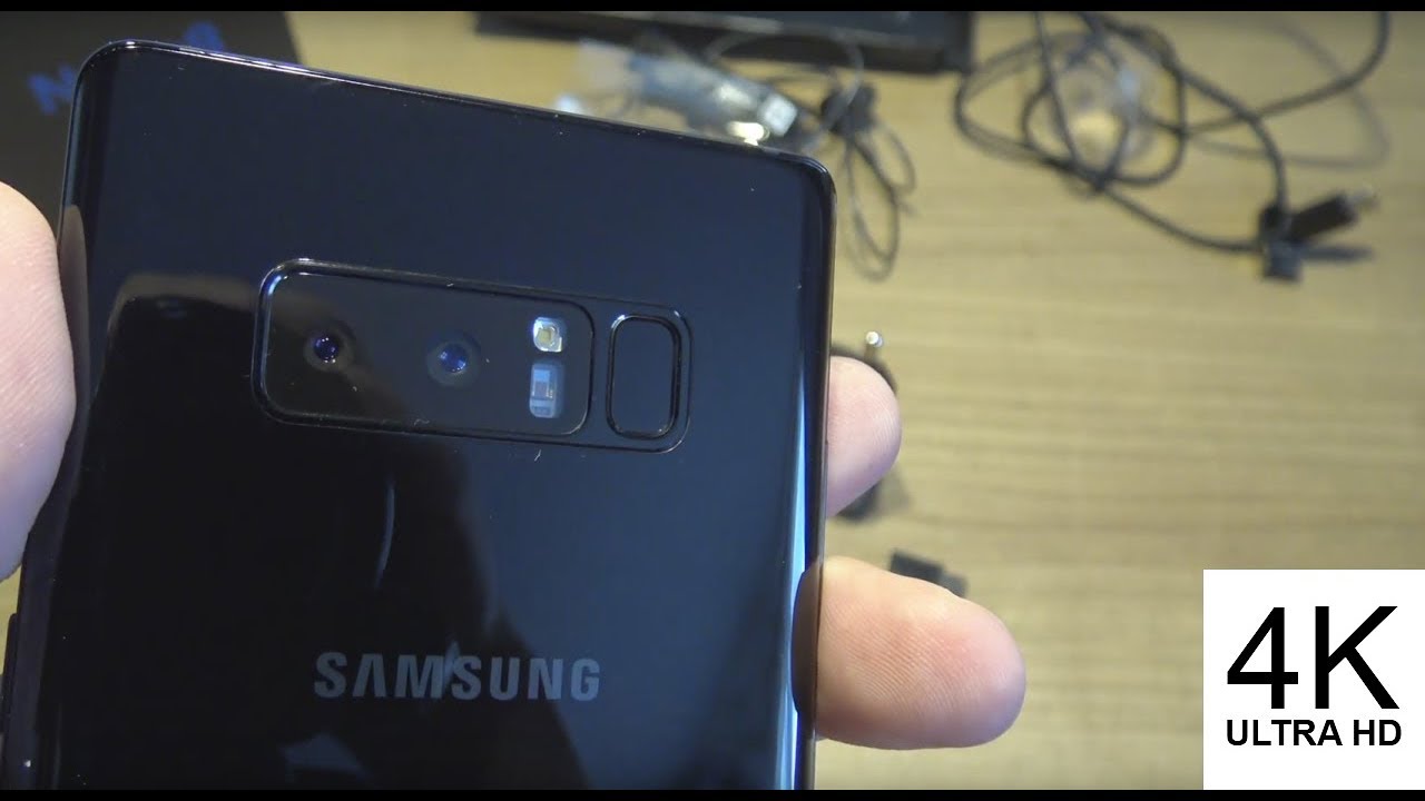4K Samsung Galaxy Note 8 Unboxing Exynos DUOS