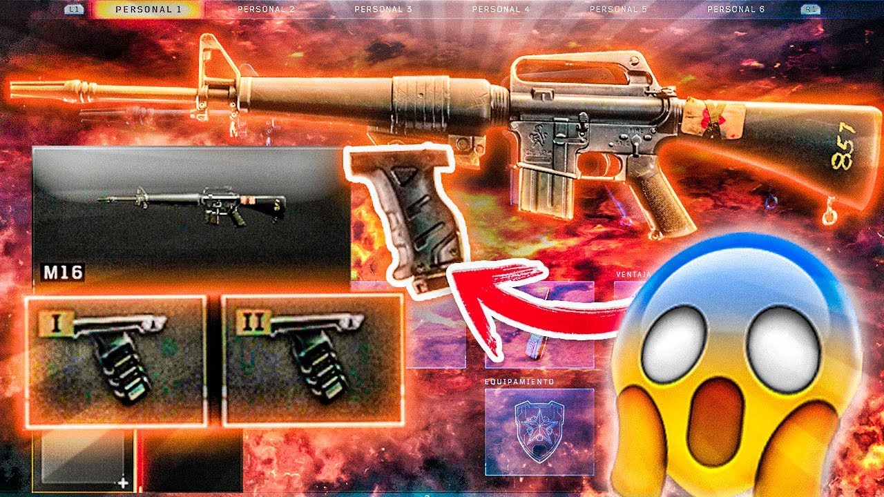 &iquest;LA MEJOR OPCION? M16 CON DOBLE EMPU&Ntilde;ADURA *BLACK OPS 4*