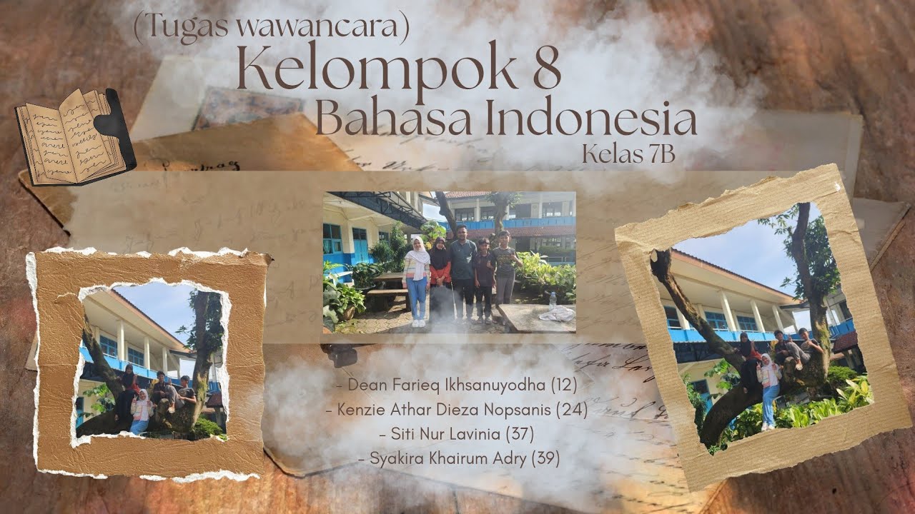 Tugas wawancara bahasa Indonesia kelas 7B kelompok 8