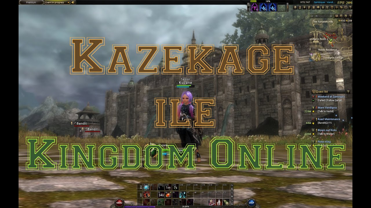 Kazekage ile Kingdom Online  - Değişiklikler ve Okçu sınıfı