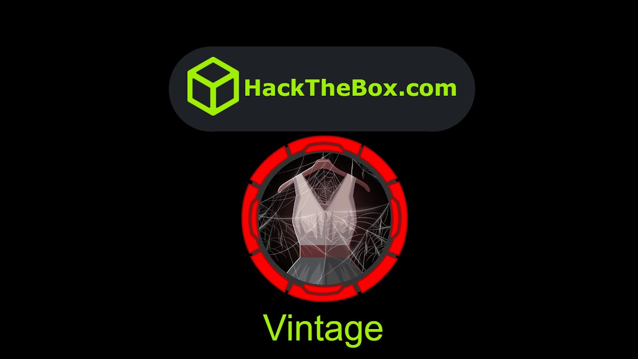HackTheBox &mdash; Vintage
