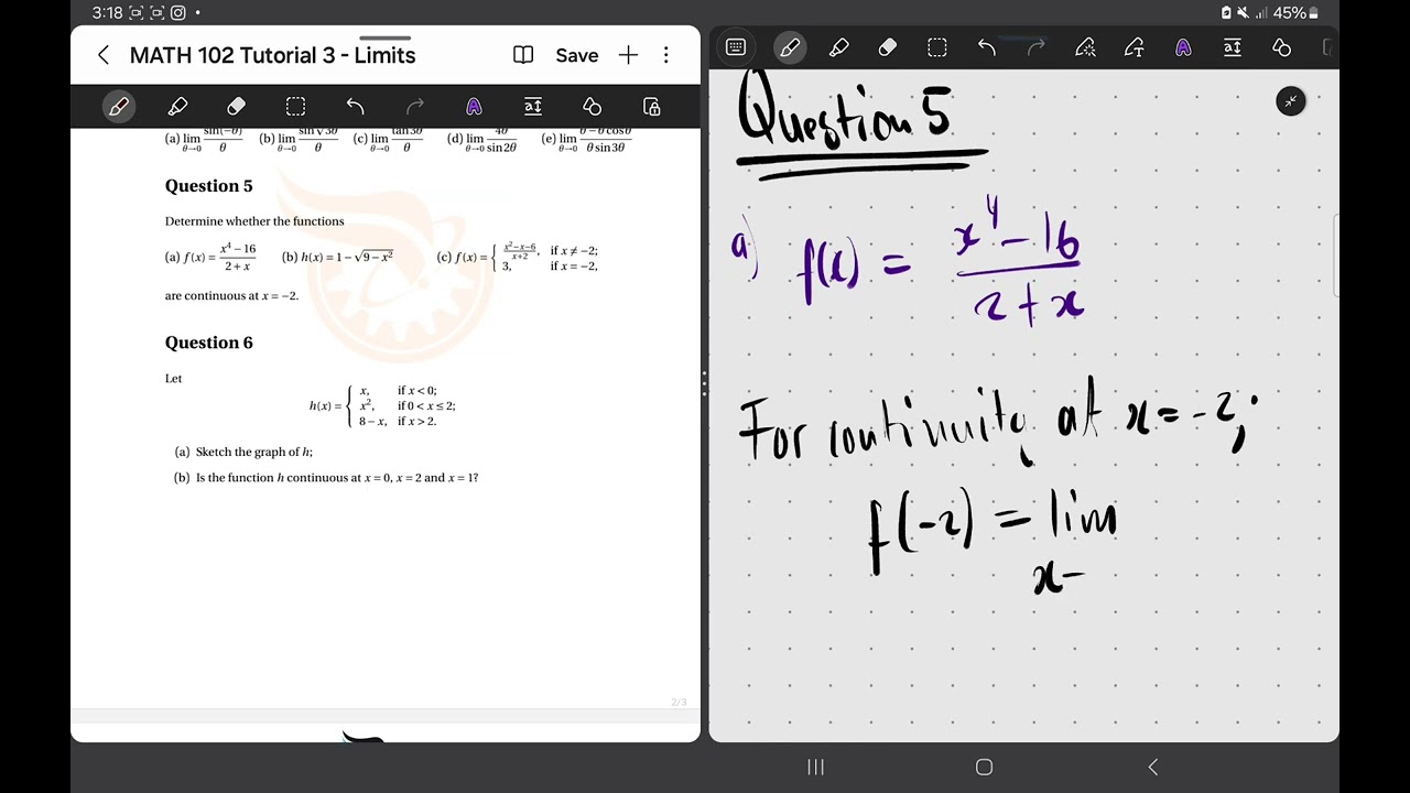 Tutorial 3 2025  - Question 5a