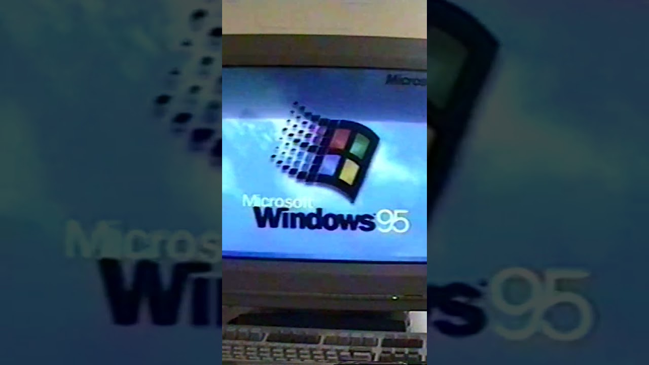 Windows 95 RETRO 486 computer startup sound in the BACKROOMS