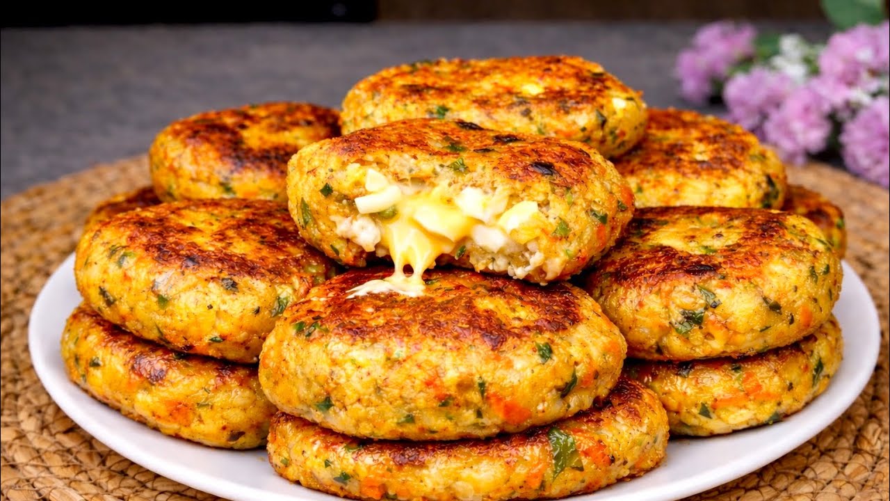 Kartoffeln mit Eiern schmecken besser als Fleisch. Es ist ein so leckeres Abendessen!