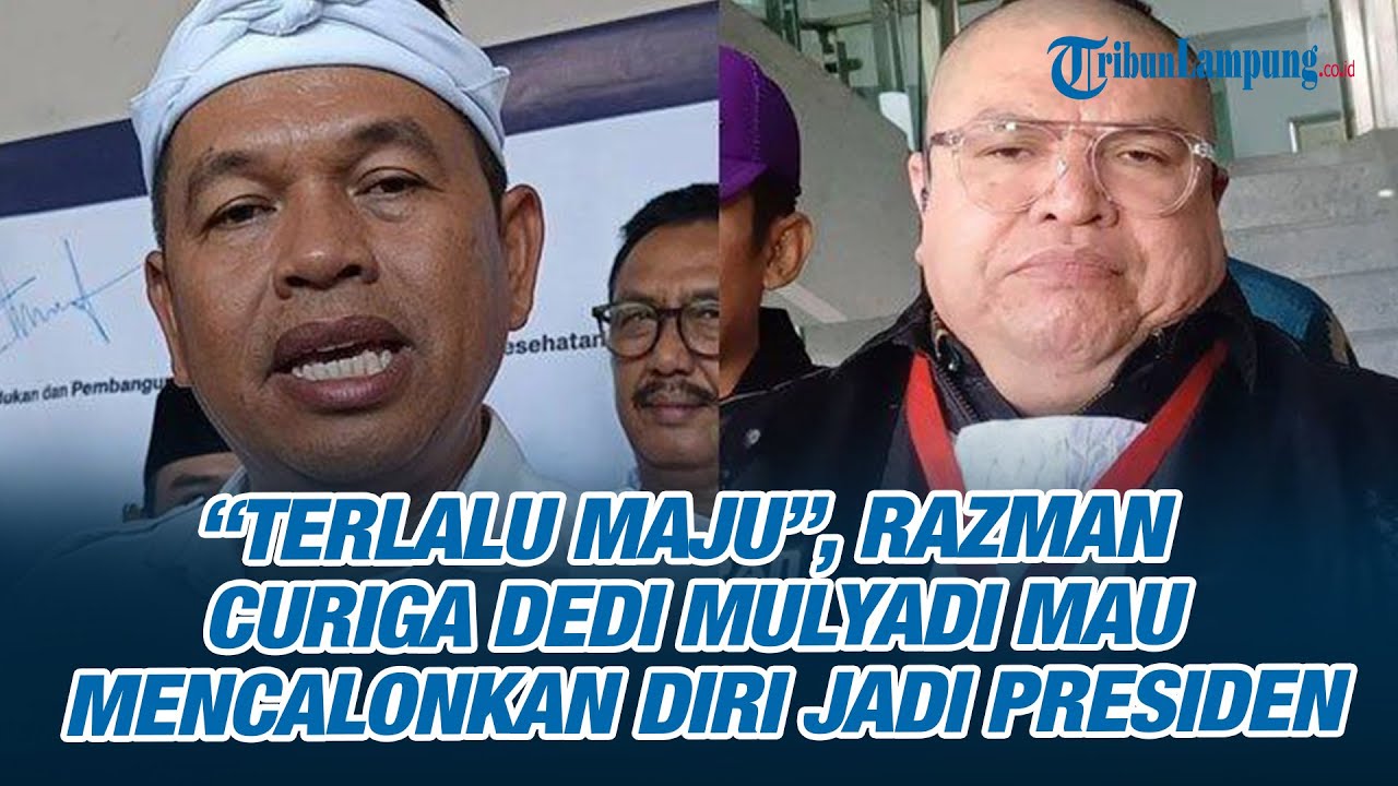 Razman Bela GRIB Jaya Jabar, Curigai Dedi Mulyadi Masuk Gorong-gorong Mau Maju Jadi Presiden