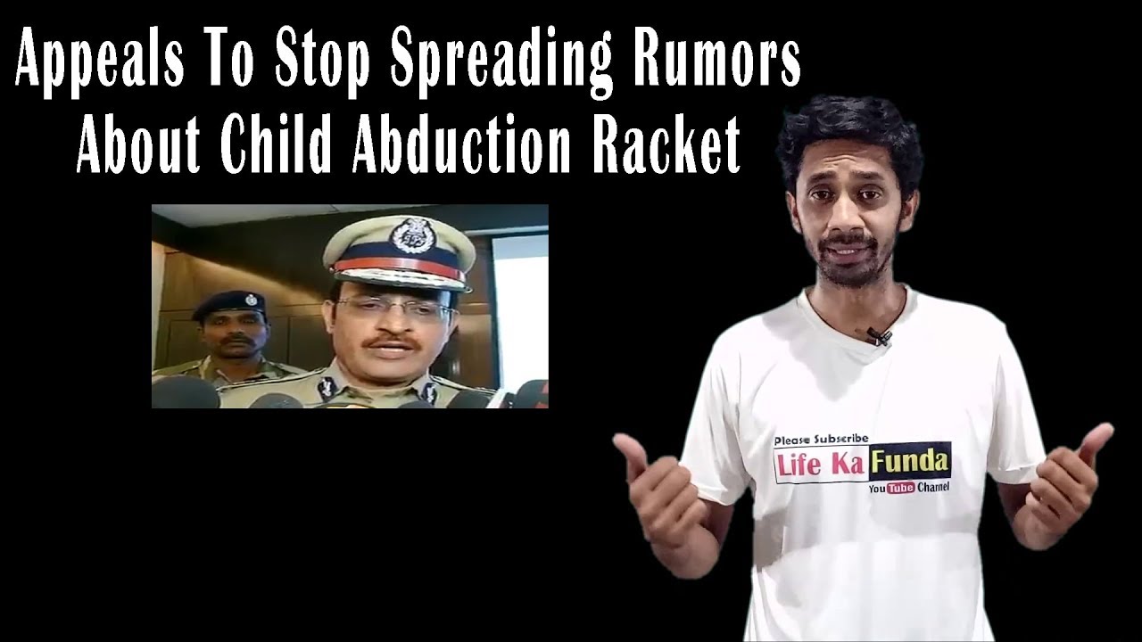 Appeals To Stop Spreading Rumors About Child Abduction Racket In Odisha | Life Ka Funda