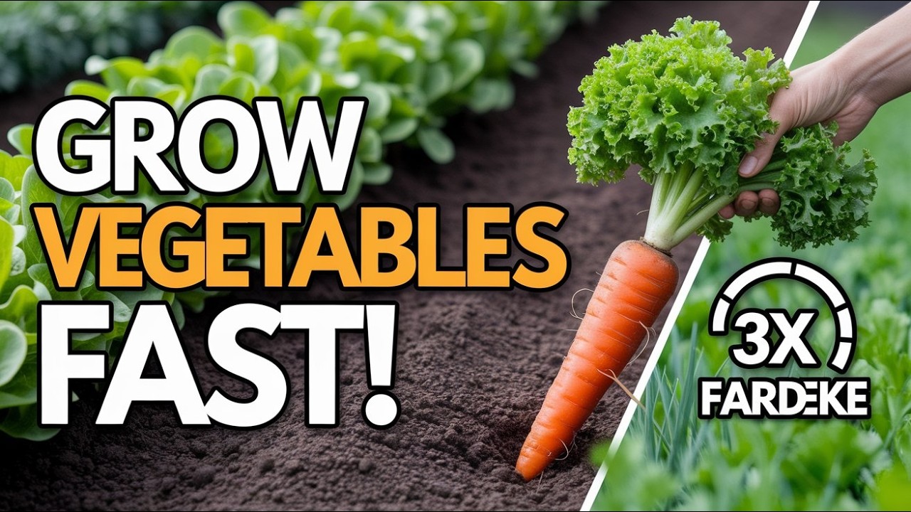 Grow Vegetables FAST! No More Grocery Trips &ndash; Beginner&rsquo;s Guide to Quick Harvest!