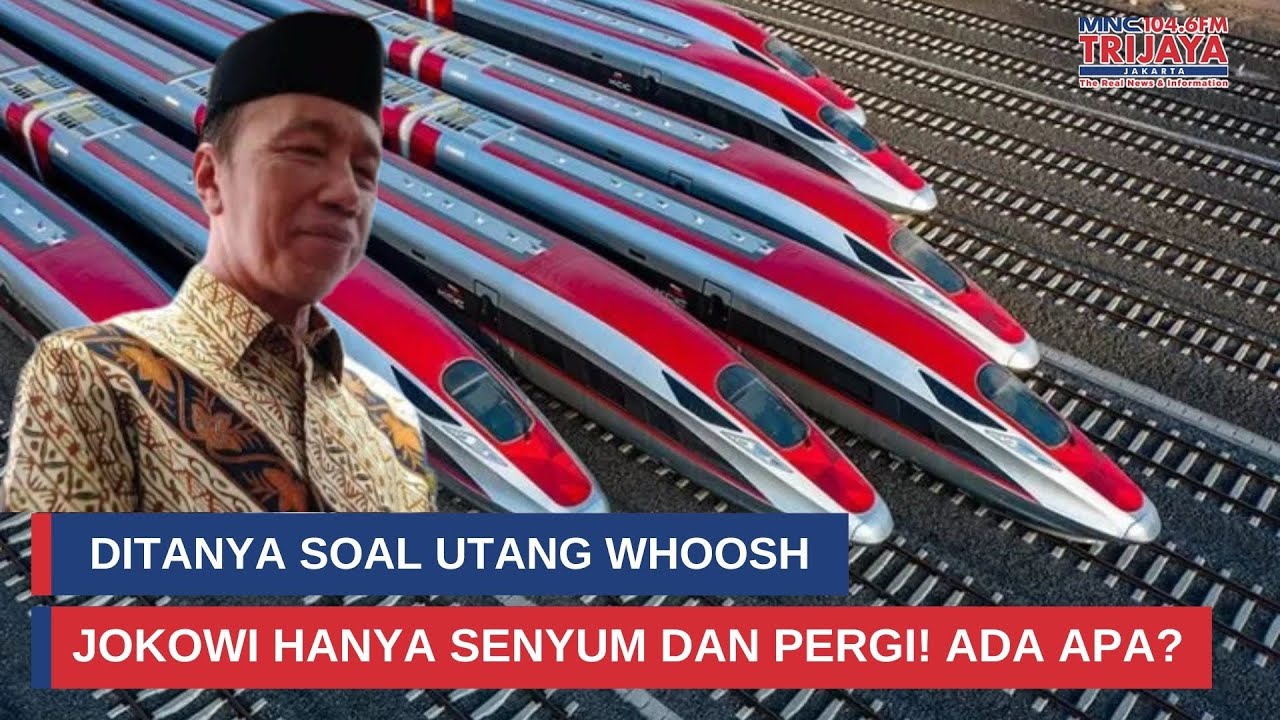 Diam Seribu Bahasa! Ini Momen Saat Jokowi Dihujani Pertanyaan Tentang Whoosh I Trijaya Update