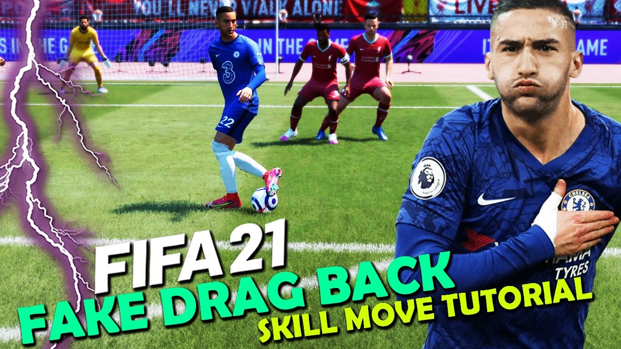 FIFA 21 FAKE Drag Back Tutorial | How to Fake Drag Back in FIFA 21 | FIFA 21 Skill Move Tutorial