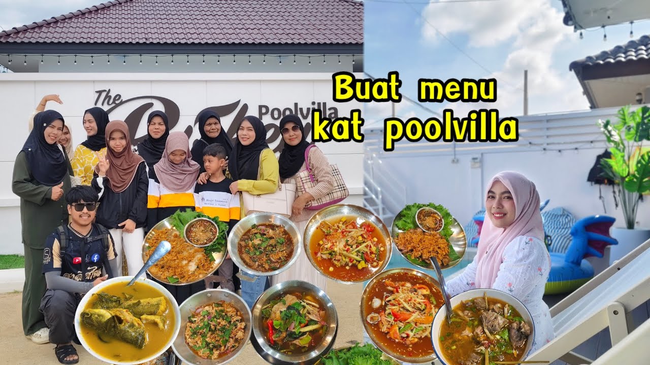 Buat Sup Itik kat pool villa