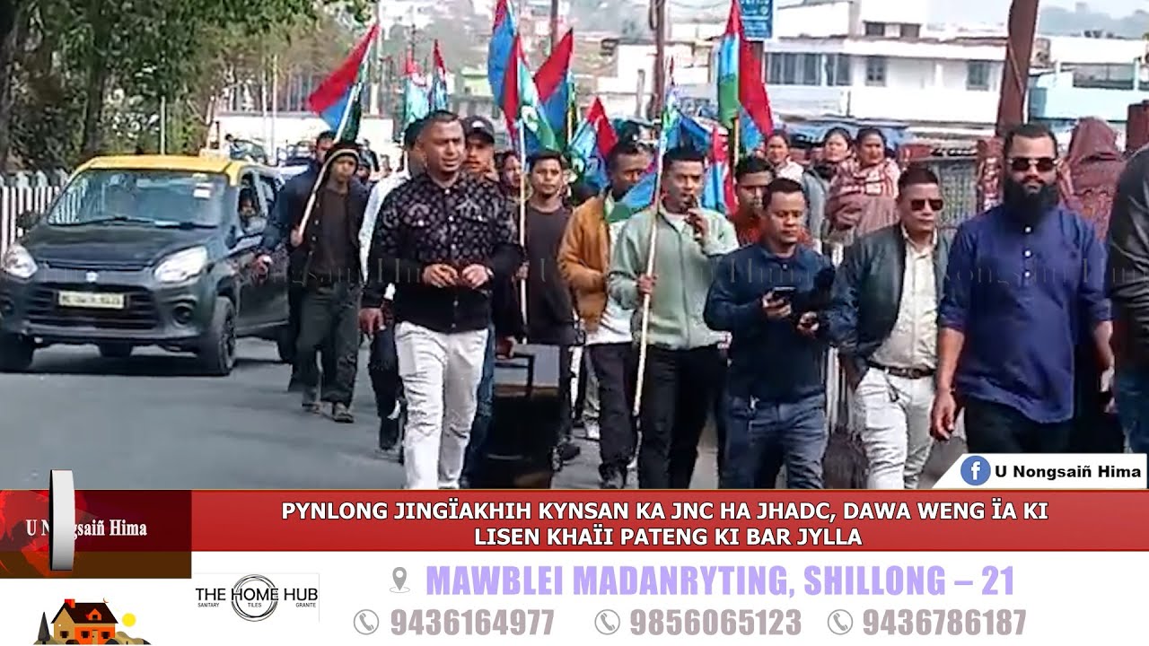 Протесты Объединенной национальной комиссии (JNC) в Джамму и Соединенном Королевстве (JHADC) с тр...