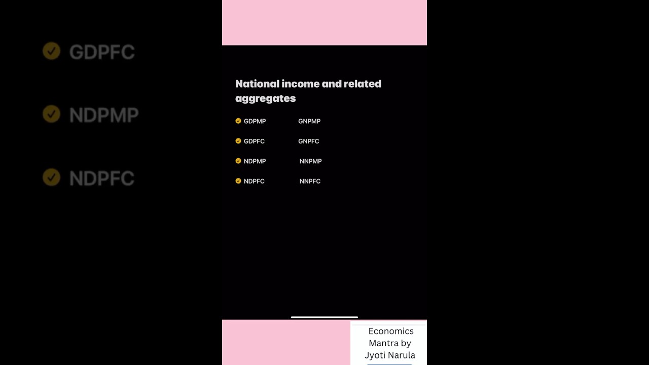 National Income Shortcuts | Only 1 Definition = All Concepts | Class 12 Board Special Macroeconomics