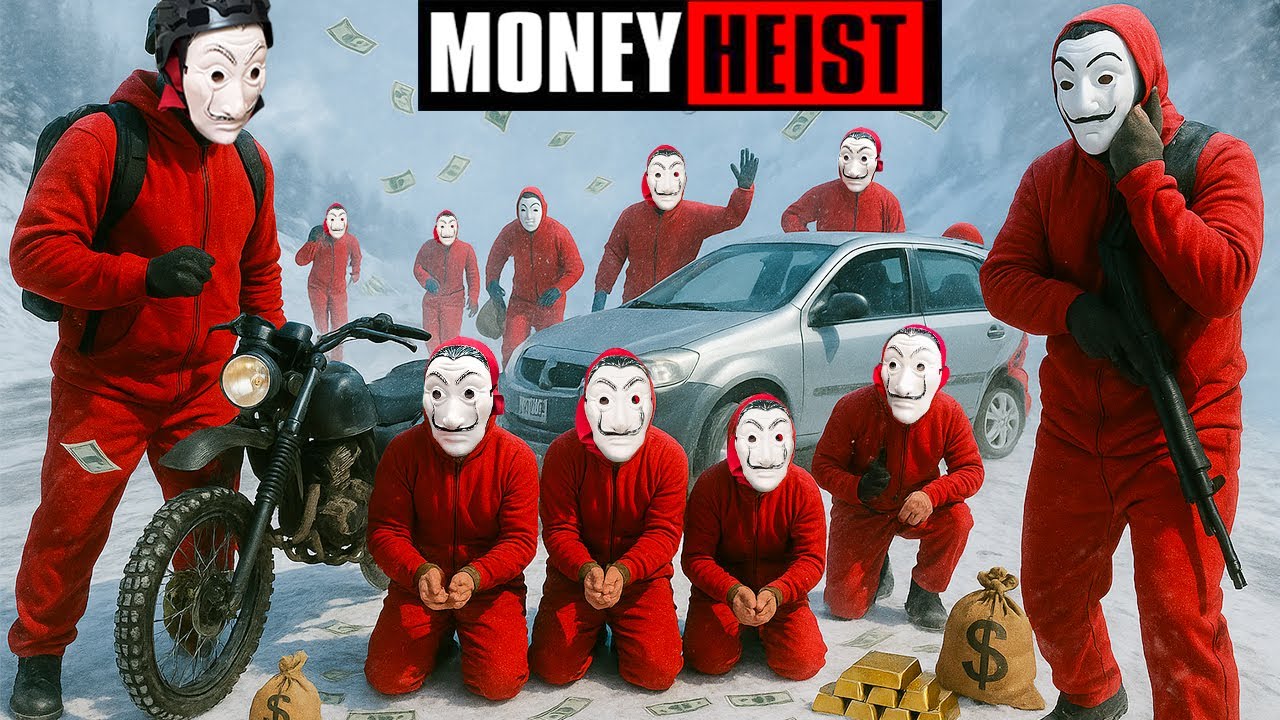 PARKOUR VS MONEY HEIST! 6 | BAD GUYS: No ESCAPE, POLICE Snowstorm Money Trap (BELLA CIAO) Epic POV