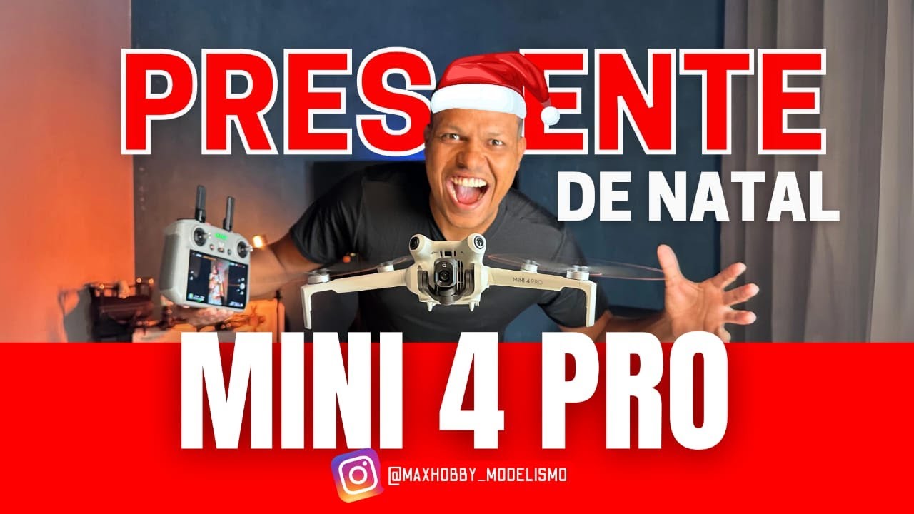 MELHOR PRESENTE DE NATAL | R$6.700 DJI MINI 4 COMBO FLY MORE