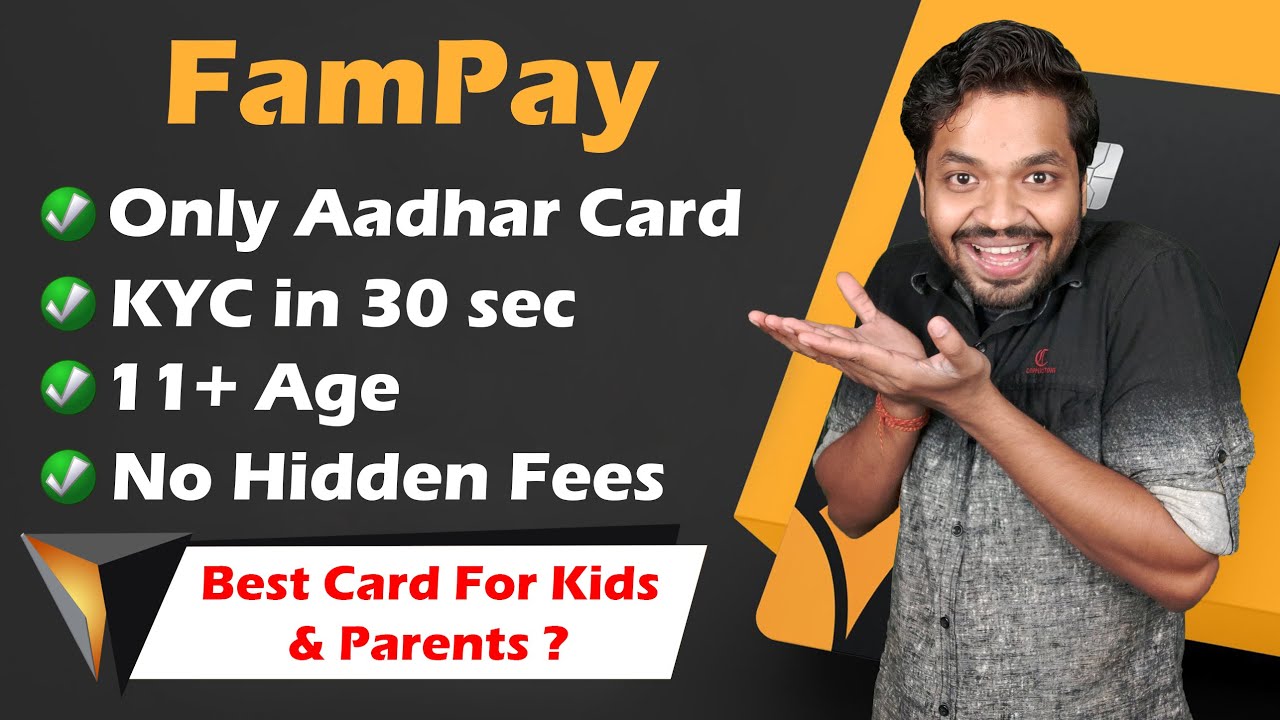 FamPay Review | KYC in 30 sec, Only Aadhaar Card Required | No Hidden Charges | FamCard Full Details