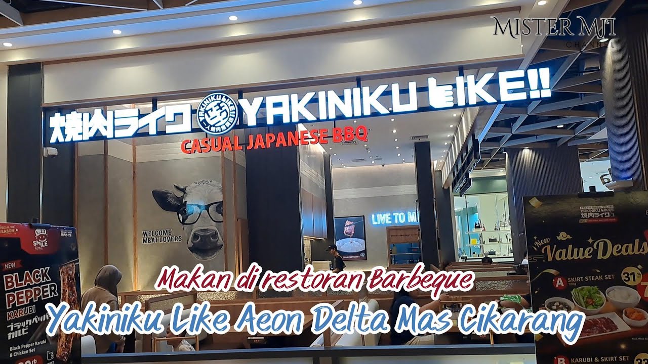 Yakiniku Like Aeon Delta Mas Cikarang | Restoran Barbeque Jepang yang Murah & Enak #yakinikulike