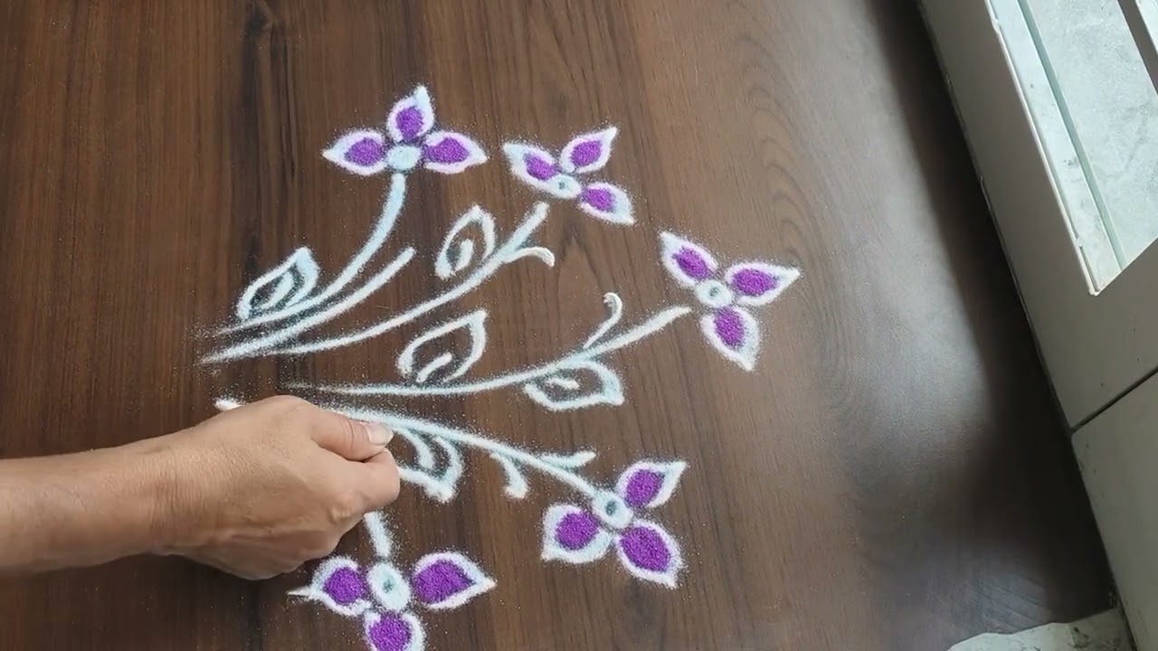 सुंदर अशा रांगोळी ने अंगण सजवा 🌸🌸