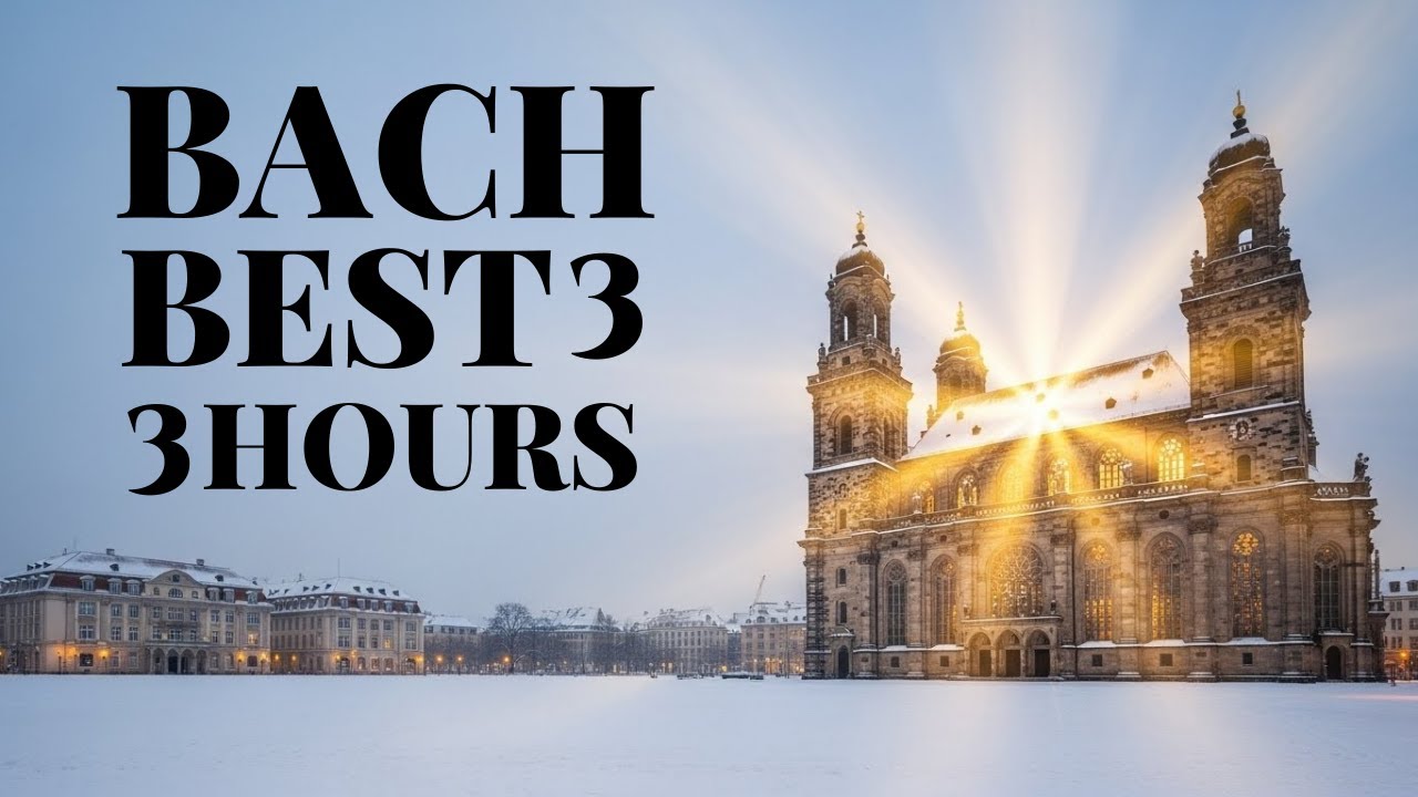 Bach Best3 – 3 Hours Continuous Winter Classical Journey | Leipzig & Dresden Ambience