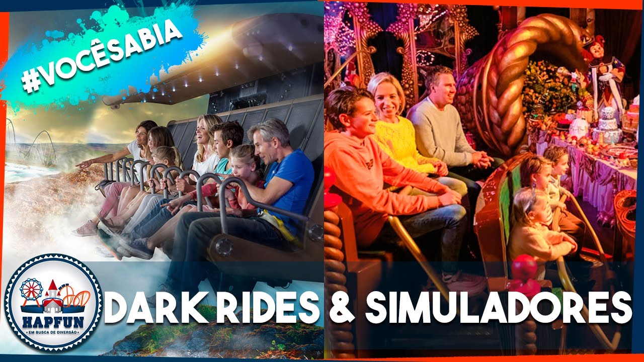 As atrações mais imersivas dos parques temáticos: simuladores e dark rides - #Você Sabia? (EP37)