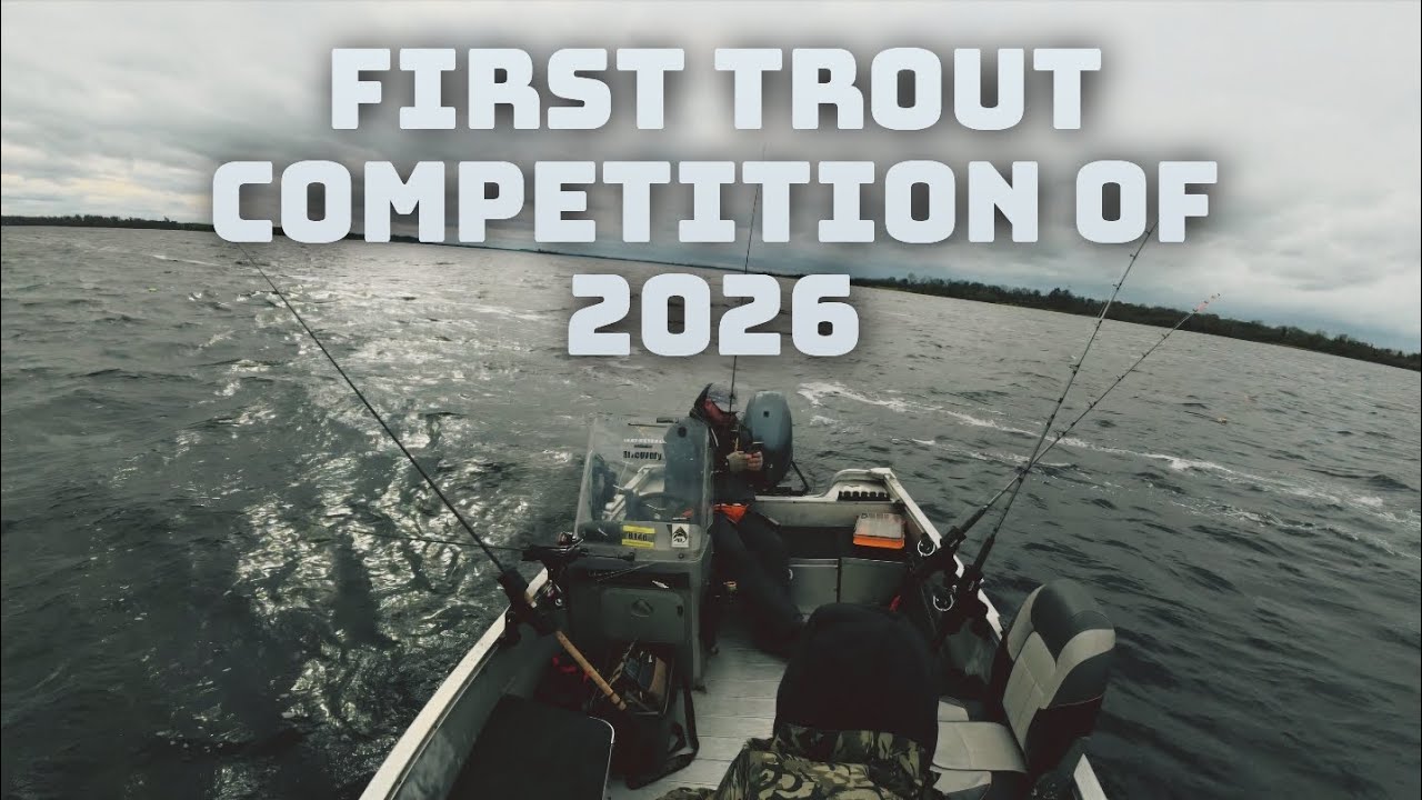 First Trout Competition of the Year! High winds and boatside strikes 