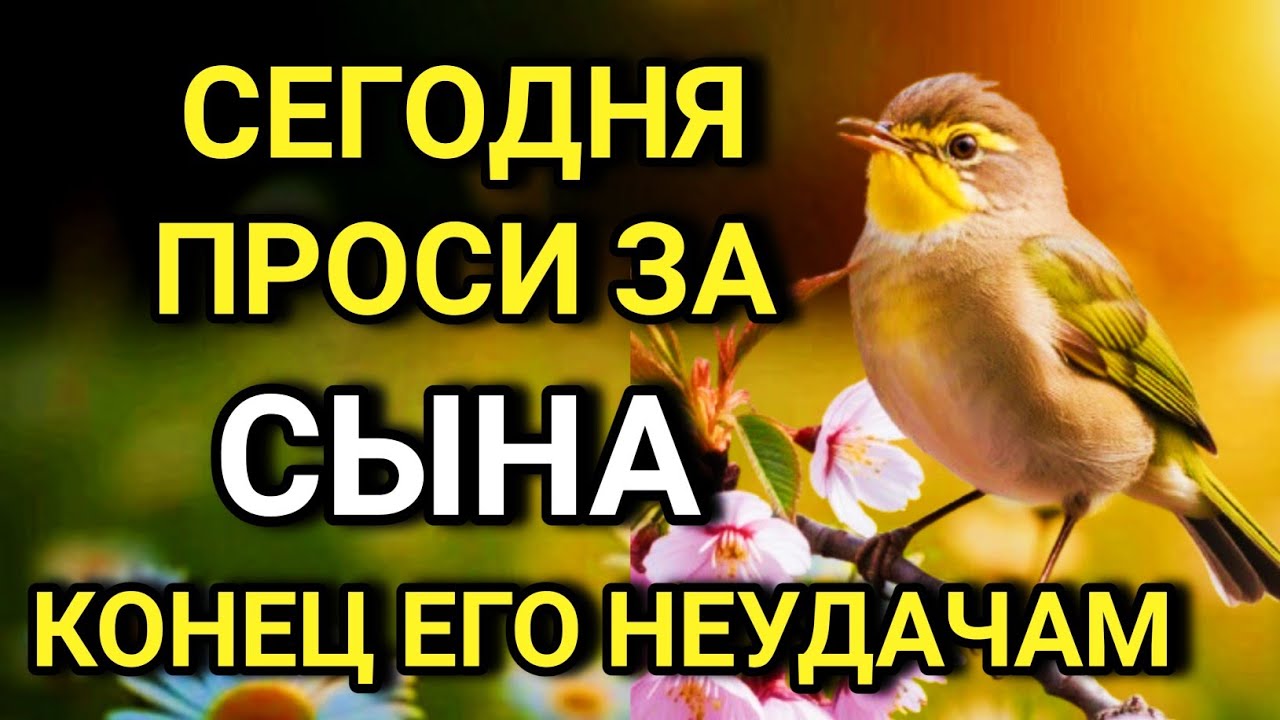 ПРОПУСТИТЬ СЕГОДНЯ ЭТУ МОЛИТВУ НЕЛЬЗЯ! МОЛИТВА ЗА СЫНА И ЗАЩИТА НАД НИМ. Она будет молитвенным щитом