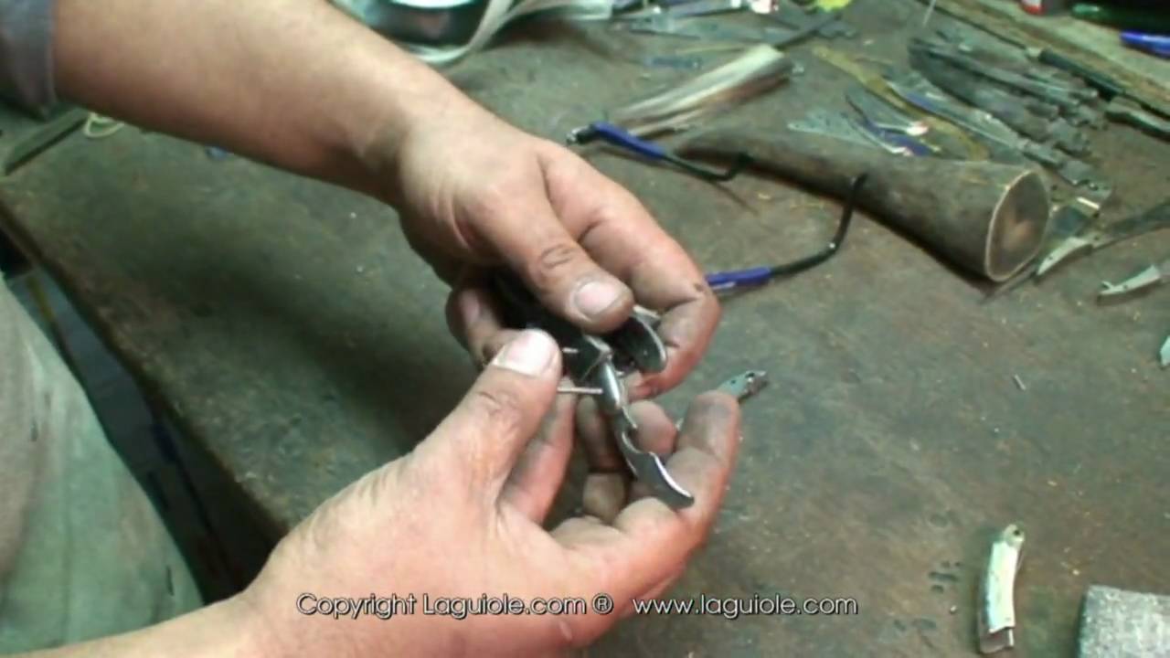 Laguiole.com® Fabrication du sommelier Laguiole