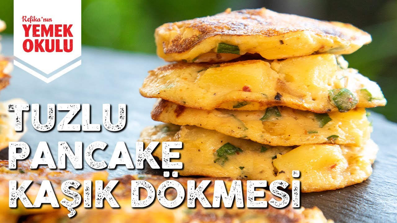 Böreği Kıskandıracak Güzellikte Patatesli Kaşık Dökmesi Tarifi! Tuzlu Pankek Nasıl Yapılır?