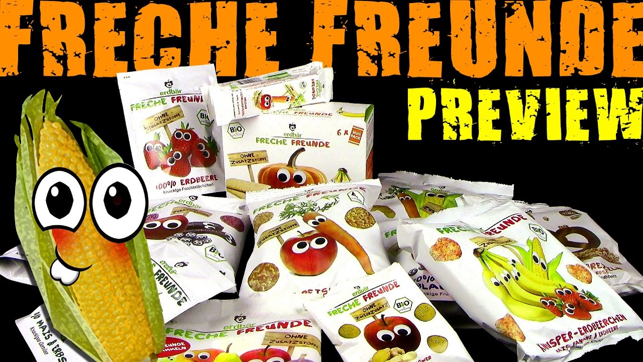 Erdb&auml;r &reg; Freche Freunde - Bio Snacks - Unboxing & Preview