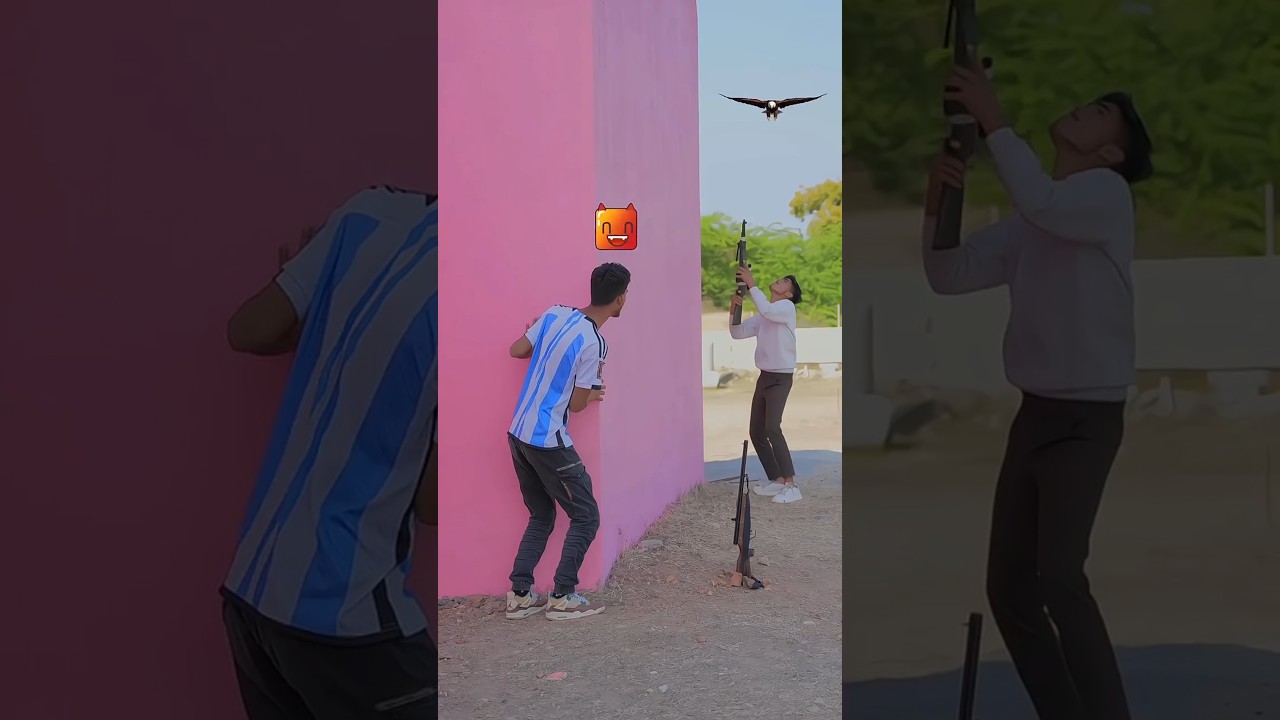 IMPOSSIBLE 🤯 EAGLE 🦅 FUNNY REAL LIFE GAMEPLAY #freefire #roxyt #shorts