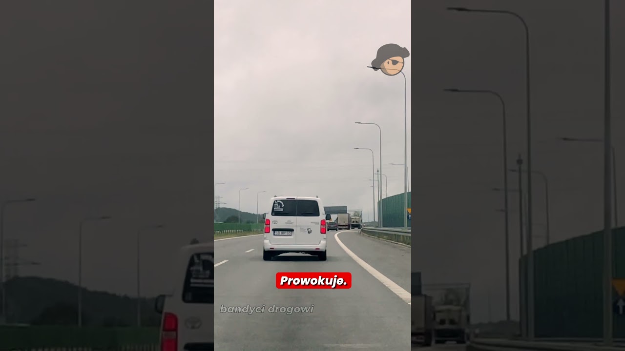 Drogowy koszmar. Autostrada A1 koło Częstochowy.