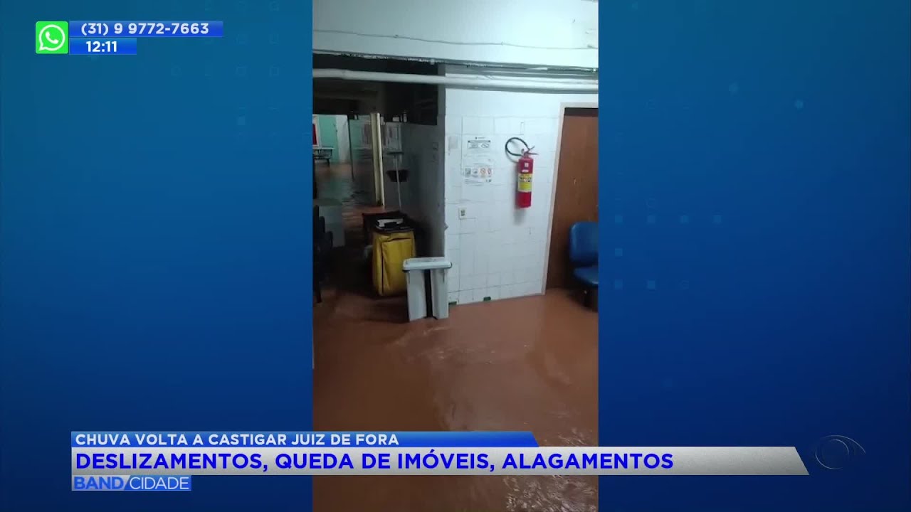 Forte temporal volta castigar Juiz de Fora nessa quarta-feira