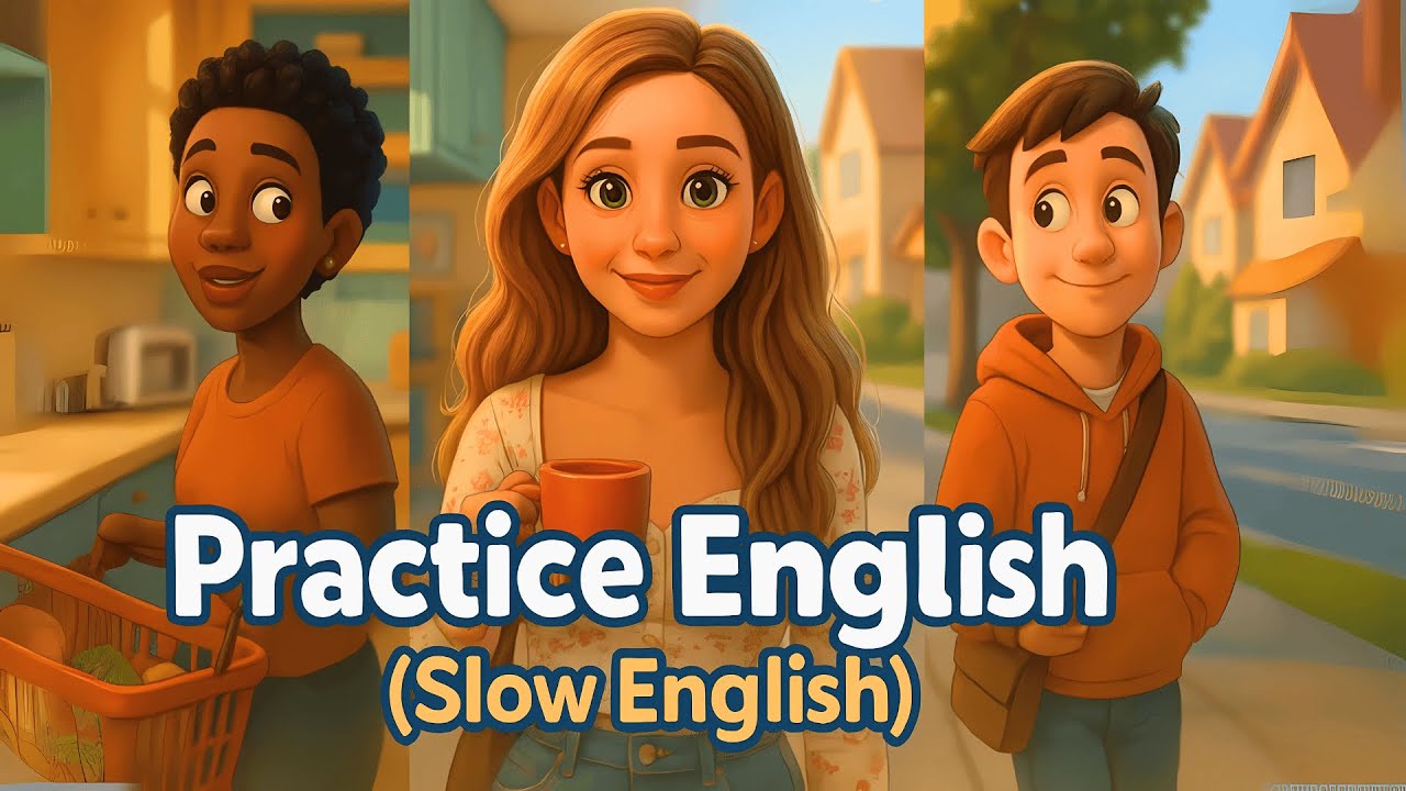Practice English with My Simple Daily Routine - Daily slow english for beginners