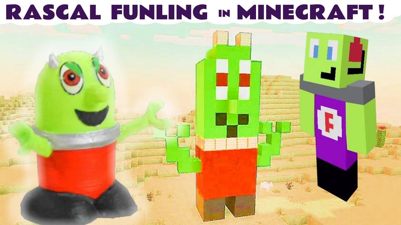 Rascal Funling plays Minecraft with Gamer Funling in the Desert