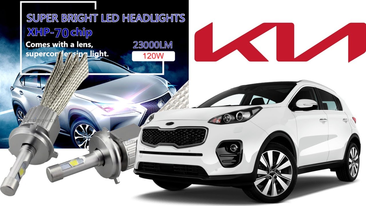 Kia Sportage Nuevas Bombillas LED XHP70 GZsimeway