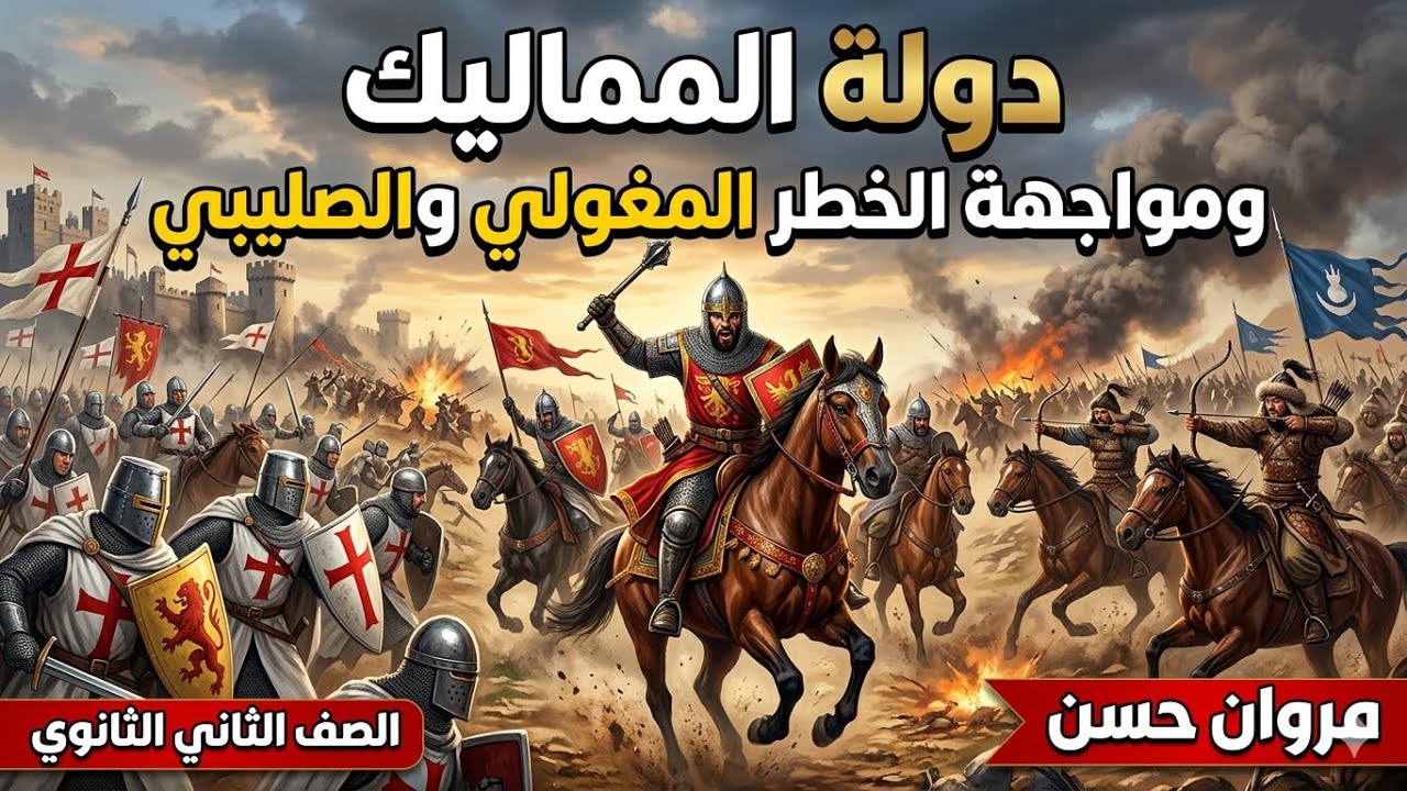دولة المماليك وإنقاذ العالم الإسلامي من الخطر المغول والصليبيين؟ | تانية ثانوي مع مروان حس