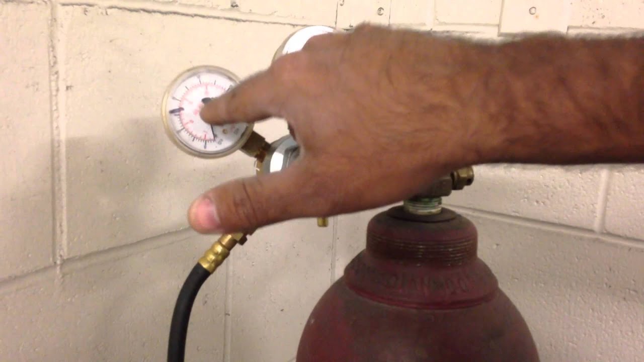 MIG Welder Safety 4 of 7 - Turning on the shielding gas
