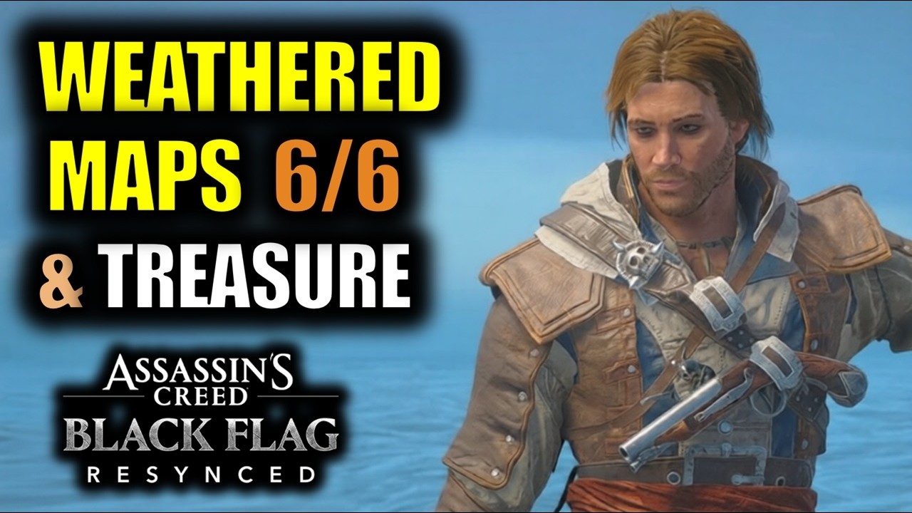 Все локации с изношенными картами и места сокровищ | Assassin's Creed Black Flag Resynced