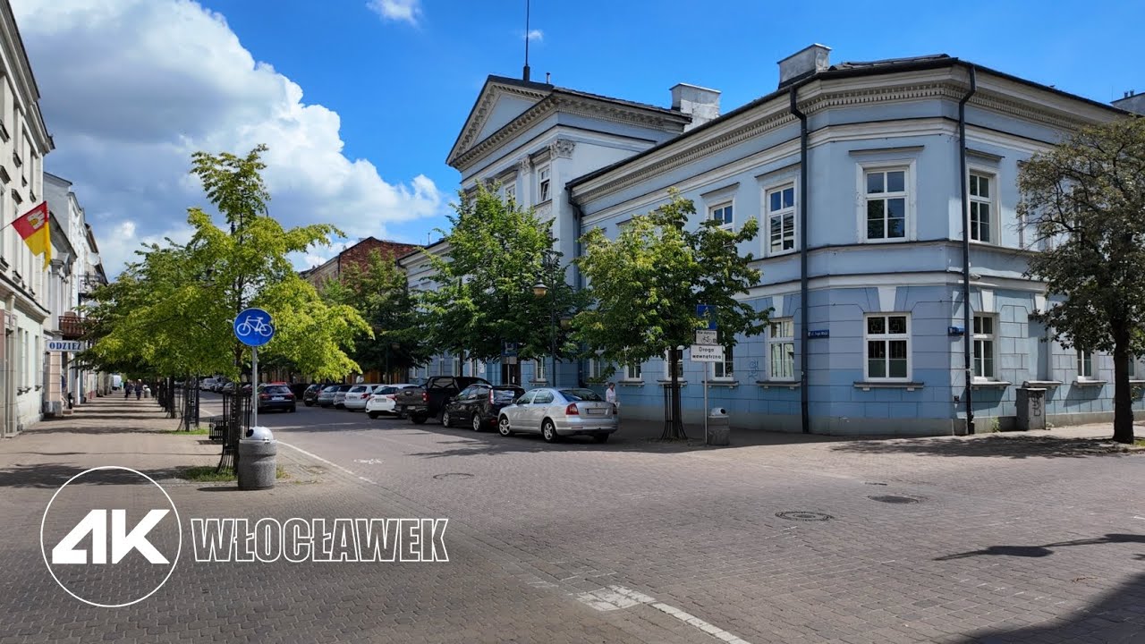 Włocławek, Poland 4K - Piesza Wycieczka nad Wisłę, Wiosna 2024